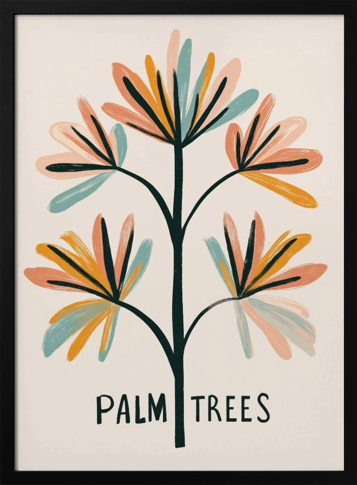 Palm trees no 3 Poster