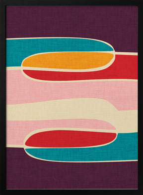 Wondering Waves - Mid Century Modern Poster