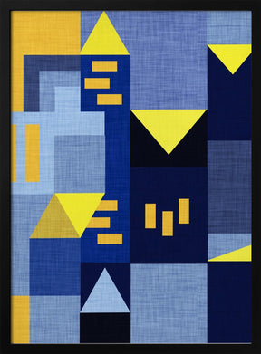 B Klee Blue - Bauhaus Poster