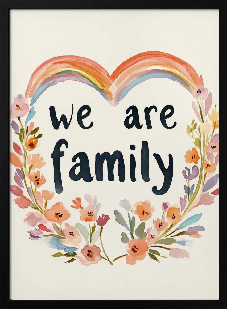 Wearefamily(floralno2) Poster