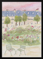 Parisian Garden Poster