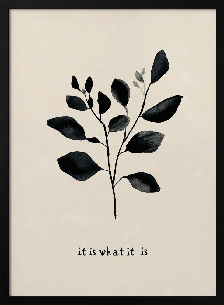 Itiswhatitis Poster