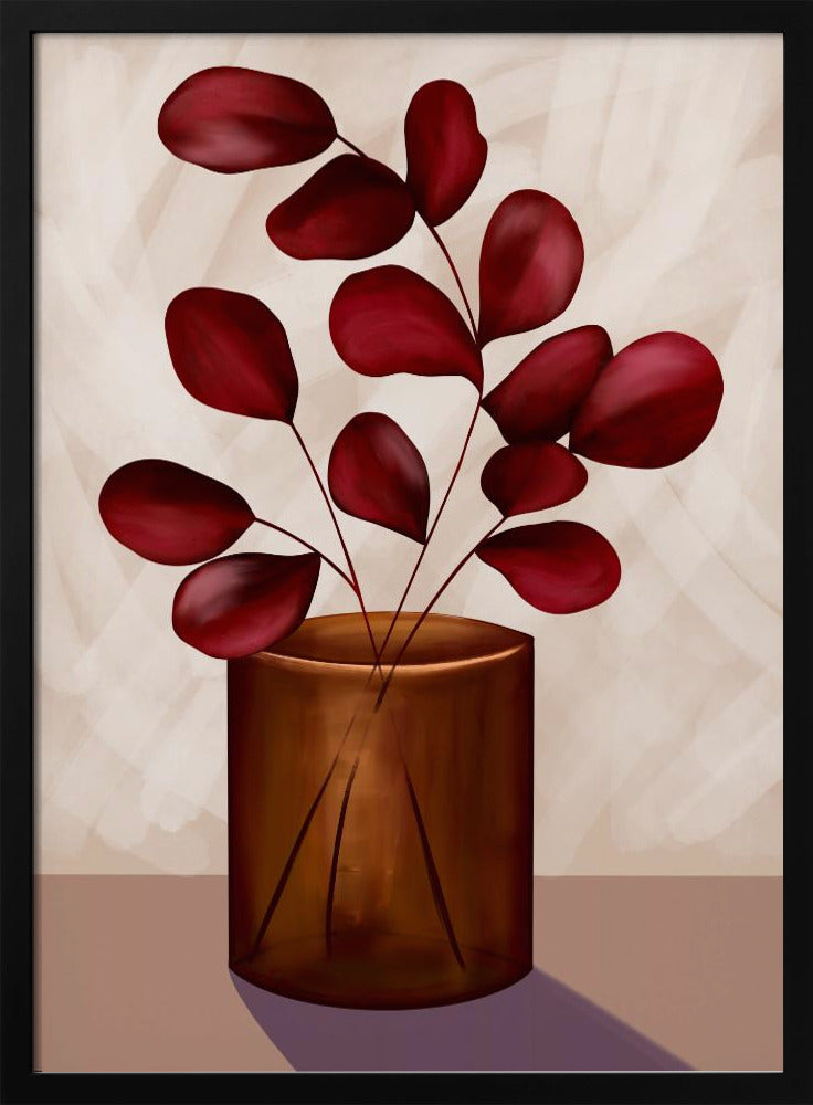 Autumn vase Poster