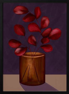 Autumn vase Poster