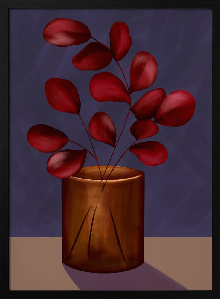 Autumn vase Poster