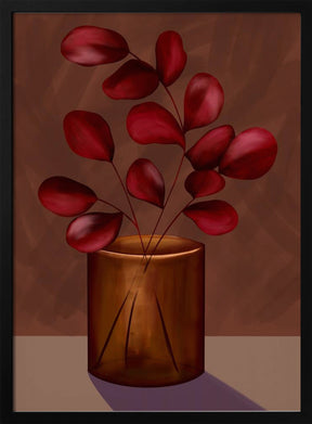 Autumn vase Poster