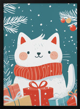 Christmas Cat Poster