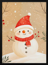 Christmas Snowman Poster