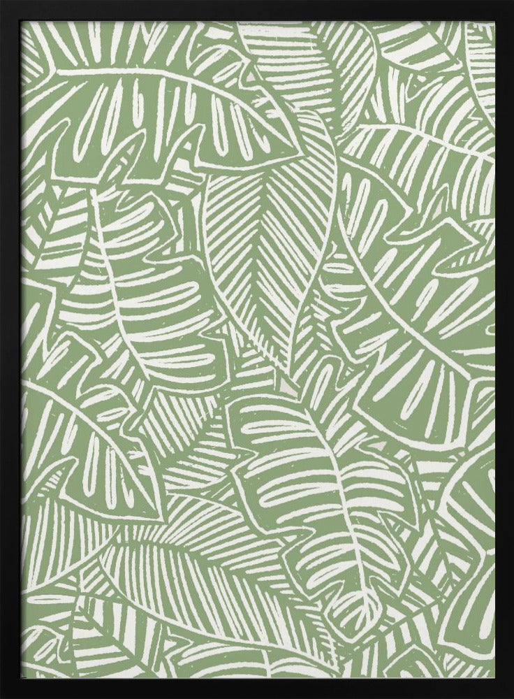 Green Foliage Poster