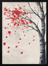 Birch Tree In Bloom Poster