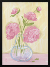 A Vase of Peonies Poster