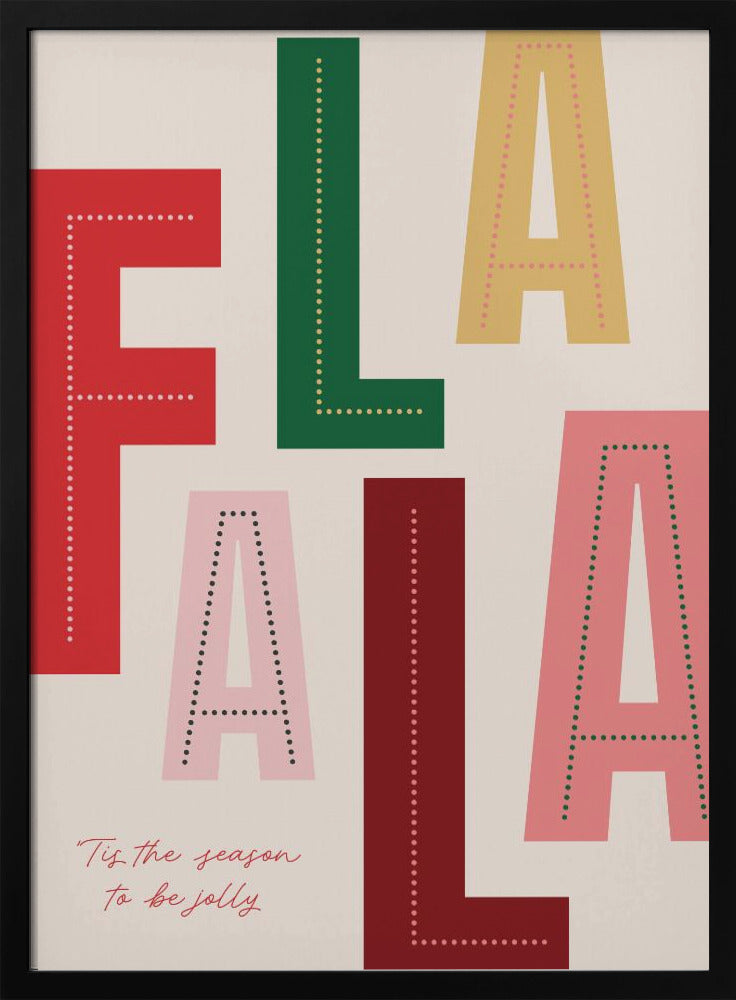 FaLaLa Christmas Season Poster