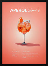 Aperol Spritz Recipe Poster