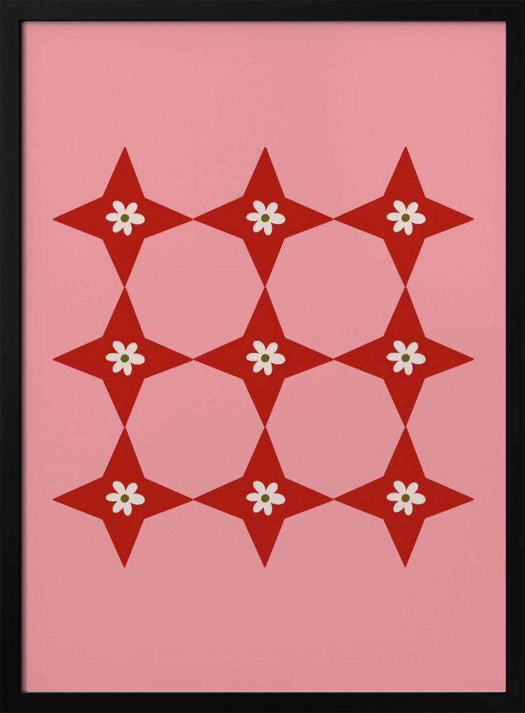 Flower Tile Poster