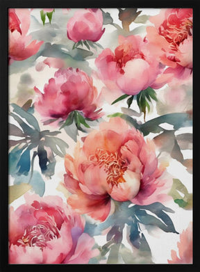 Blooming Peony  (7) Poster