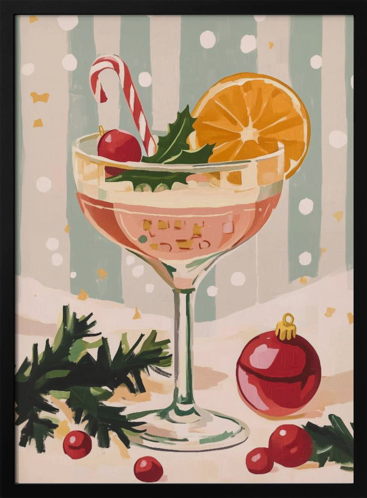 Christmas Cocktail Poster