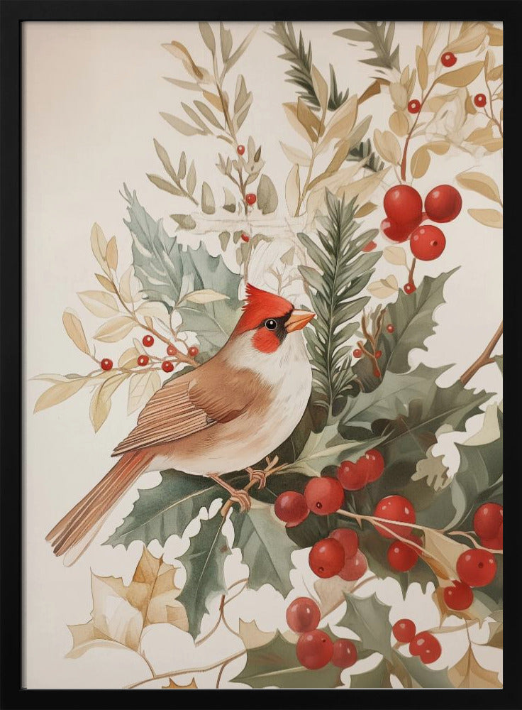 Christmas Bird Poster