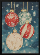 Christmas Ornaments III Poster