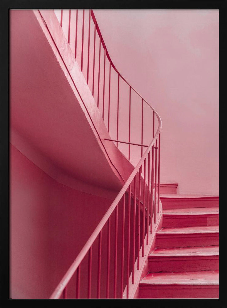 Plum Steps | Architectural Minimalism Poster