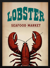 Lobster Seafood Market Poster