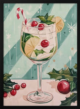 Christmas Mojito Cocktail Poster