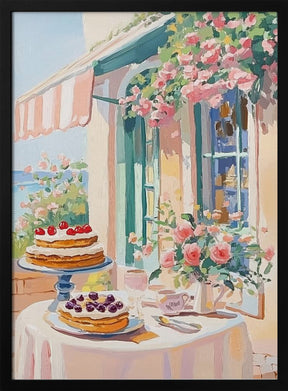 French Dessert Cafe Poster