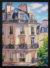 Paris Building Poster