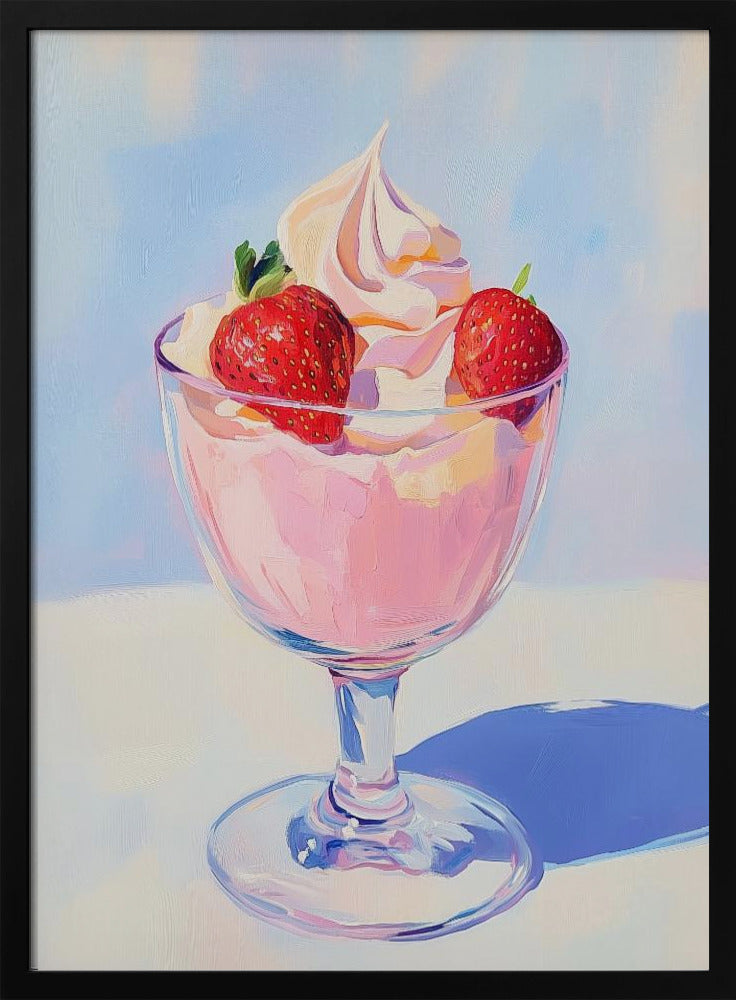 Strawberry Milk Shake Poster