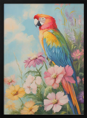 Colorful Parrot Poster