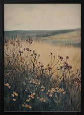 Landscape Wild Flower Poster