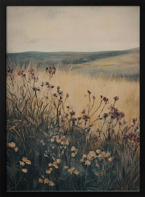 Landscape Wild Flower Poster