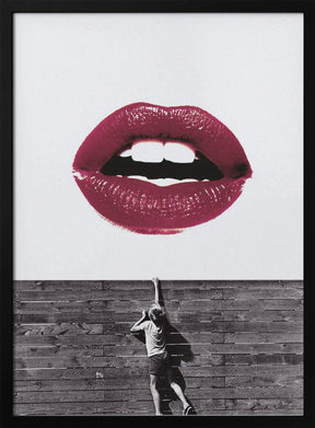 Curious Lips Poster