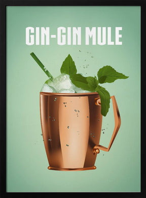 Gin Gin Mule Copper Poster