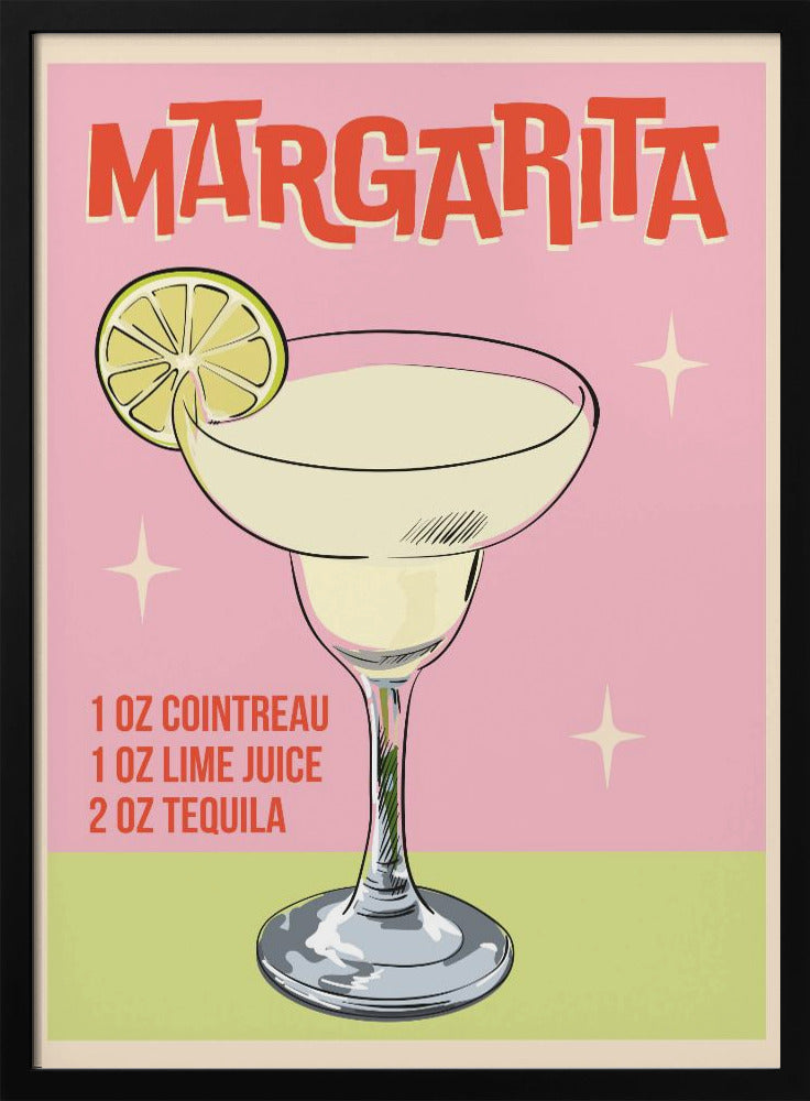 Margarita Cocktail Poster