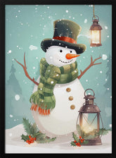 Cute Snowman No 1 Poster