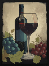 Red Red Wine No 4 Poster