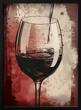 Red Red Wine No 5 Poster