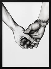 Holding Hands Poster