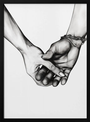 Holding Hands Poster