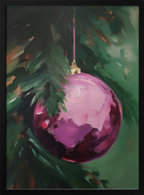 Christmas Bauble No 1 Poster