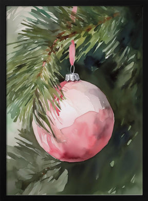 Christmas Bauble No 3 Poster