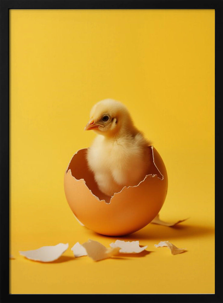 Hatched chicken Poster