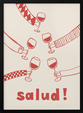 Salud! Wine Party with Friends Poster