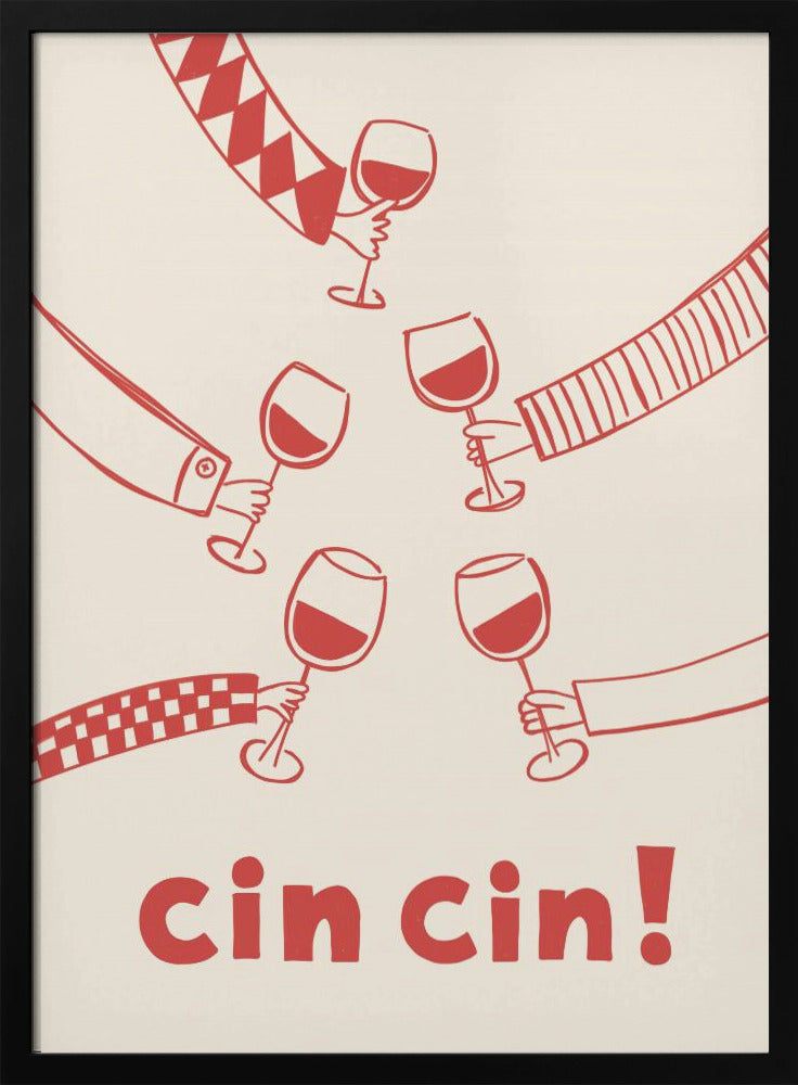 Cin cin! Wine Party with Friends Poster