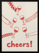 Cheers! Wine Celebration Poster