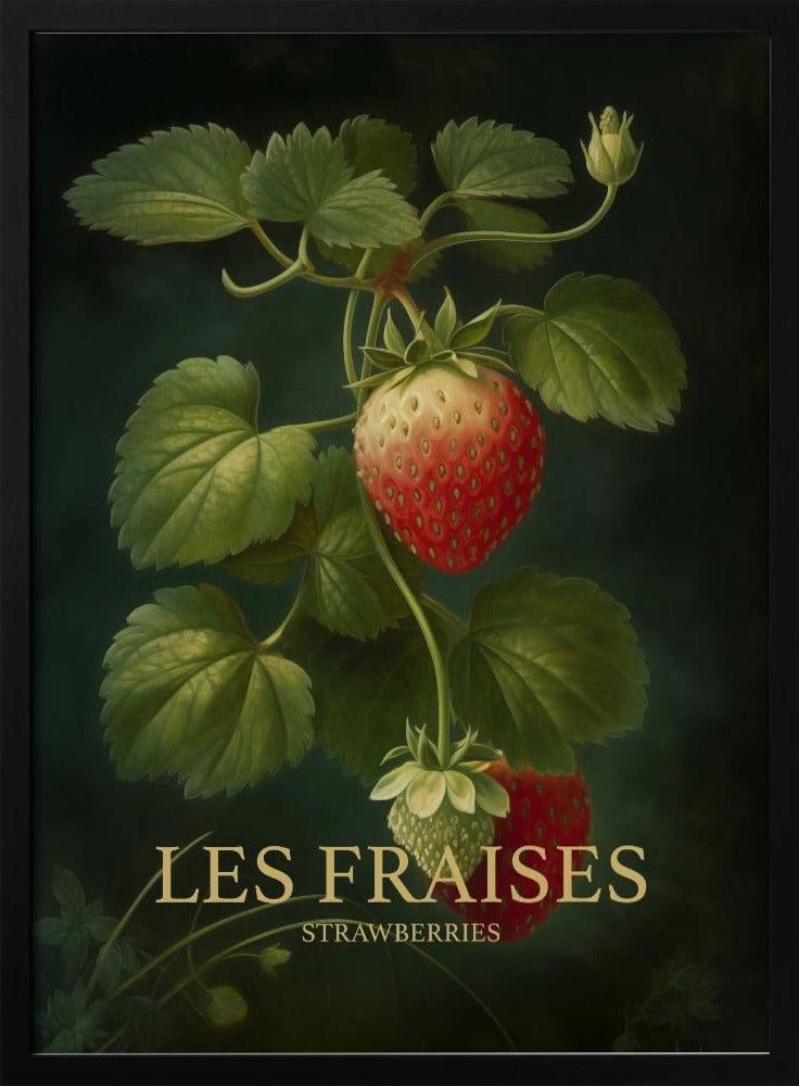 Les Fraises - Strawberries Poster