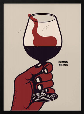 21st Annual Wine Taste Poster