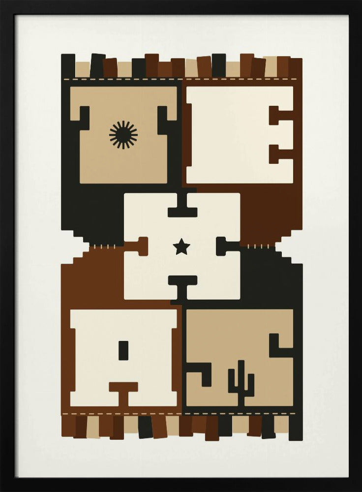 Carpet Texas wall art Poster