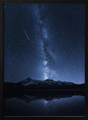 Galaxies Reflection Poster