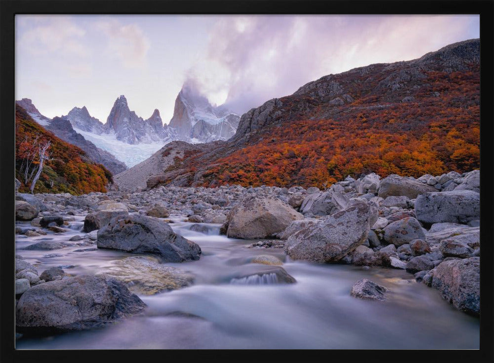 Fitz Roy under Twilight Poster